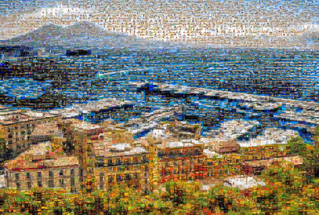Vesuvian Vista Naples Panoramic Patchwork DSF7797